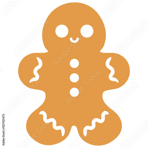 gingerbread man icon