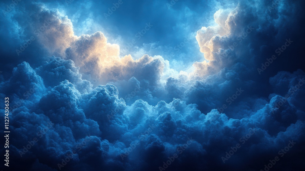 Elegant dark blue sky with a gradient and light clouds, perfect for serene and minimalist designs. Elegant dark blue sky with a gradient and light clouds, perfect for serene and minimalist designs.