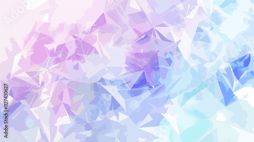 Colorful Geometric Polygon Abstract Background Vector Graphic