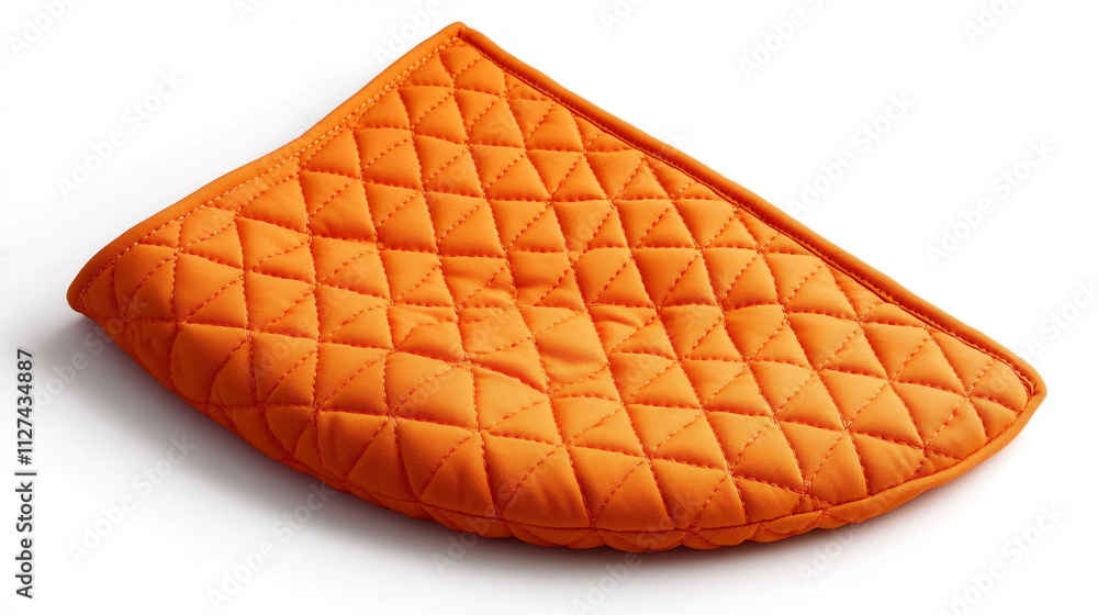 Orange Quilted Hot Pad Kitchen Textile Heat Resistant Cooking Accessory Home Decor Orange Quilted Hot Pad Kitchen Textile Heat Resistant Cooking Accessory Home Decor