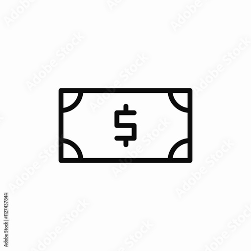 cash money icon sign vector