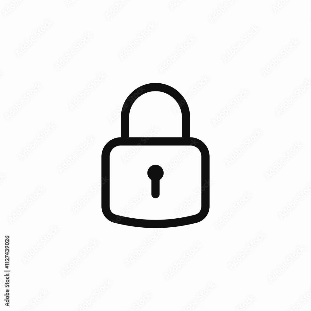 lock lockpad safety protection icon sign vector lock lockpad safety protection icon sign vector
