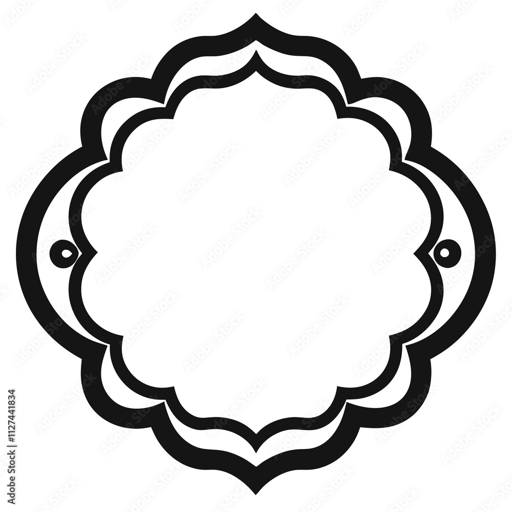 Decorative Frame Border Design with Ornament, Easily Editable Vector File Decorative Frame Border Design with Ornament, Easily Editable Vector File