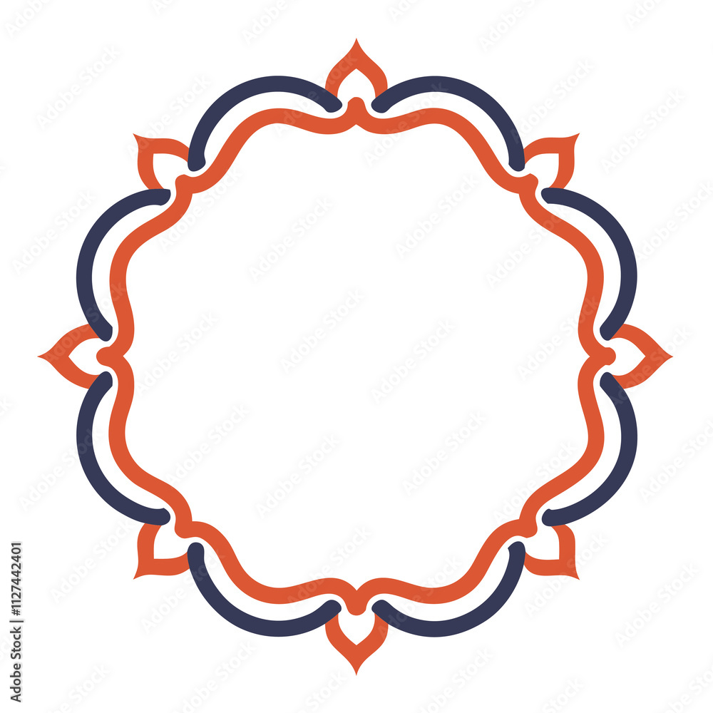 Decorative Frame Border Design with Ornament, Easily Editable Vector File Decorative Frame Border Design with Ornament, Easily Editable Vector File