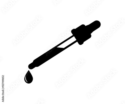 Eye dropper icon. Dropper pipette Icon vector design and illustration. 

