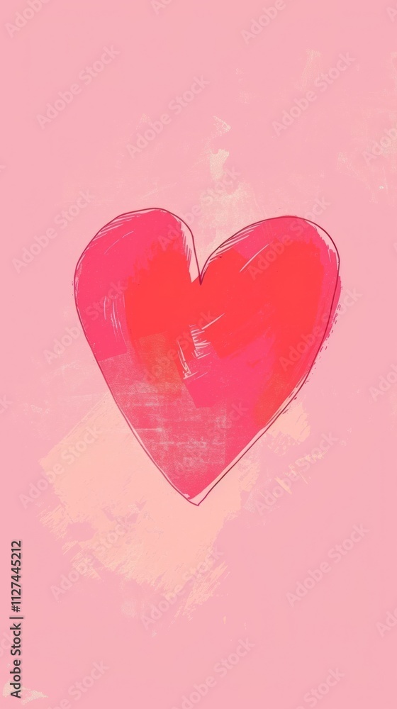 Cute heart illustration backgrounds pink creativity. Cute heart illustration backgrounds pink creativity.