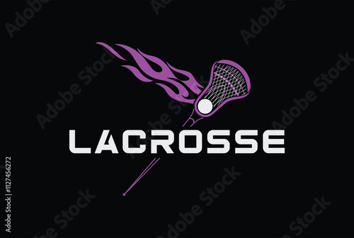 Lacrosse logo vector graphic for any business especially for sport team, club, community.