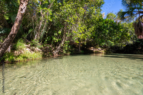 View of Pequizeiro Beach (Praia do Pequizeiro) at Serras Gerais - Aurora do Tocantins, Brazil photo