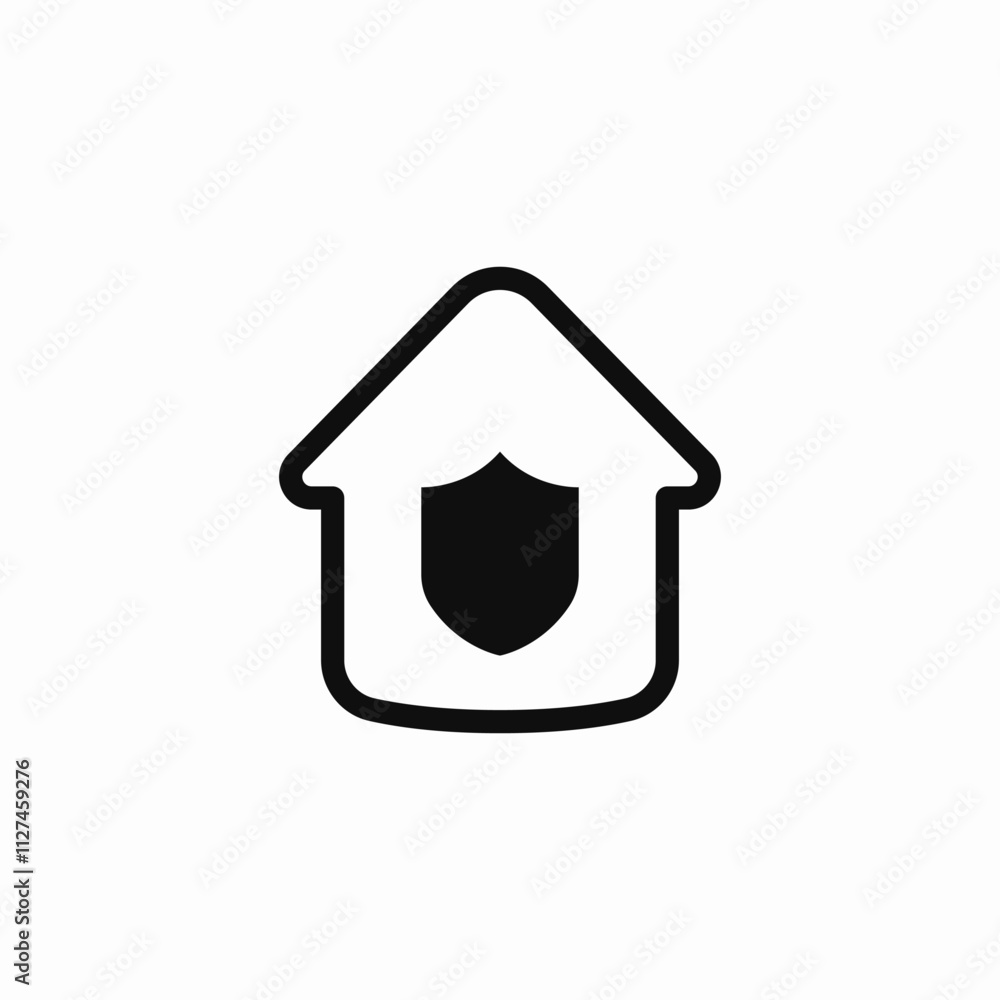 home protection insurance icon sign vector home protection insurance icon sign vector