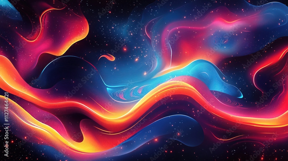 Abstract Digital Background with Vibrant Colors and Patterns Abstract Digital Background with Vibrant Colors and Patterns