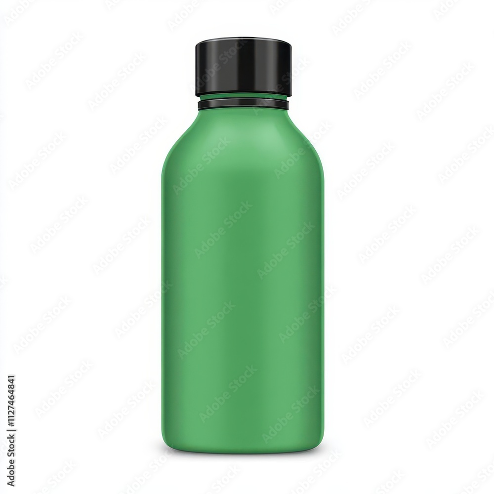 a sports bottle clipart, hydration tool, sleek style, green and black, isolated on white background a sports bottle clipart, hydration tool, sleek style, green and black, isolated on white background