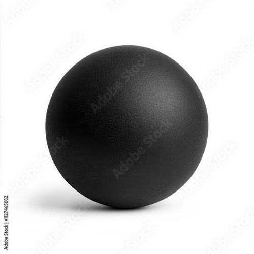 a squash ball clipart, minimalist design, clean black , isolated on white background