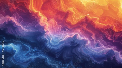 Swirling patterns in a vector design, capturing the essence of water currents photo