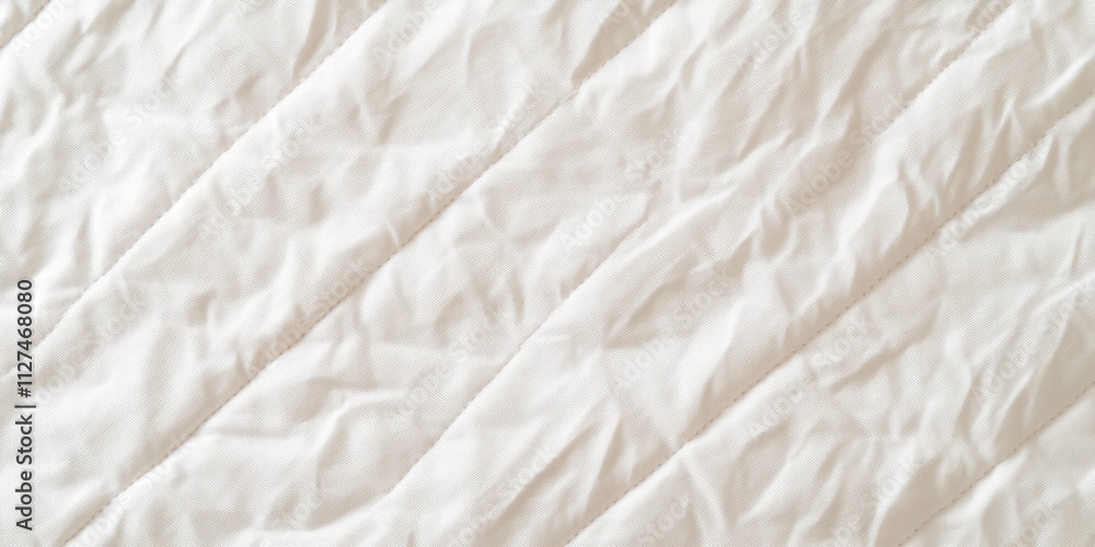 Obraz premium Textured white background with quilted appearance