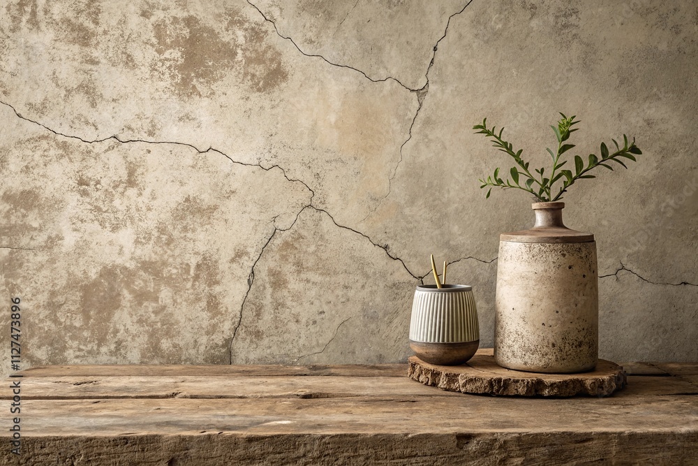 Rustic gray concrete wall with rough texture, perfect for product presentation, design, and creative projects. Rustic gray concrete wall with rough texture, perfect for product presentation, design, and creative projects.