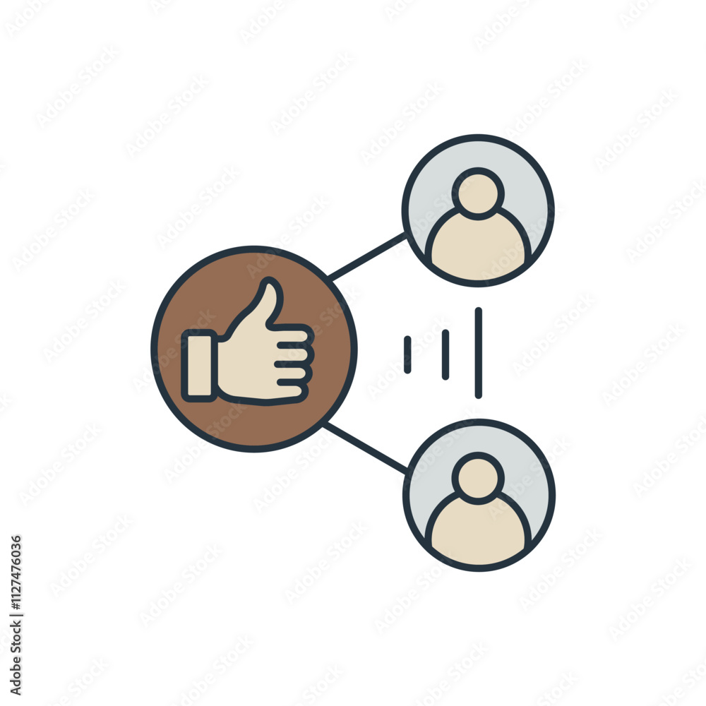 Social Media icons symbol vector elements for infographic web Social Media icons symbol vector elements for infographic web