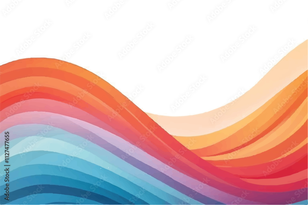 Abstract colorful wavy striped background. Wavy background. Groovy colorful wavy pattern background. Layered Waves Background. Abstract colorful wavy striped background. Wavy background. Groovy colorful wavy pattern background. Layered Waves Background.