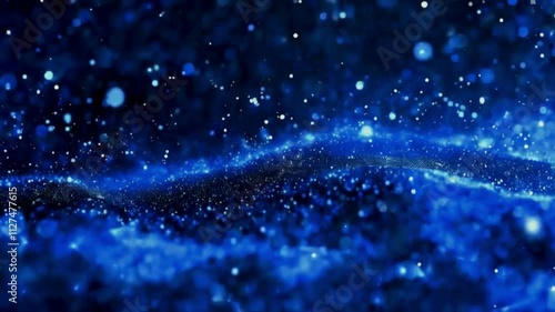 Wallpaper Mural "Starry Night Sky with a Glowing Blue Galaxy"

 Torontodigital.ca