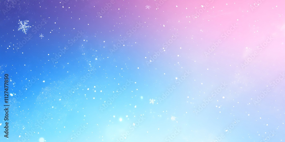 gradient blue to white with snowflakes background gradient blue to white with snowflakes background
