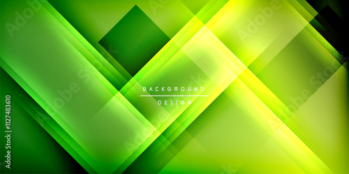 Expressive poster with shadow lines. Features technology, minimalist, and business themes, bright vibrant color schemes