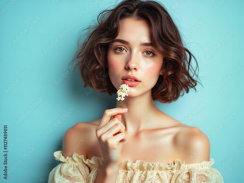 woman with face painting 