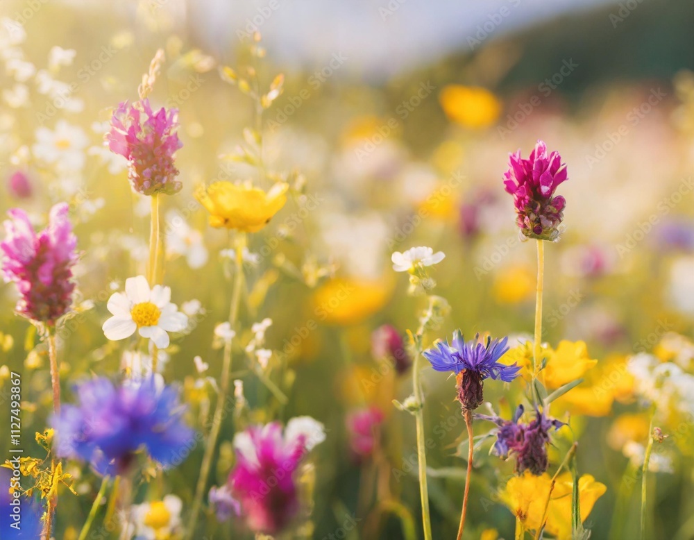 Blooming Wildflower Meadows: Nature's Vibrant Palette Blooming Wildflower Meadows: Nature's Vibrant Palette