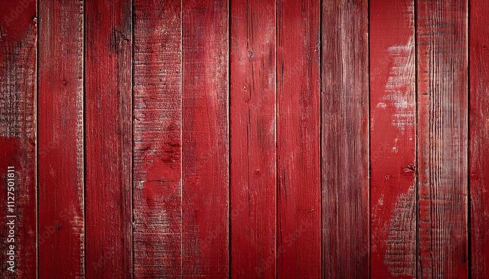 Obraz premium rustic old weathered red wood plank background