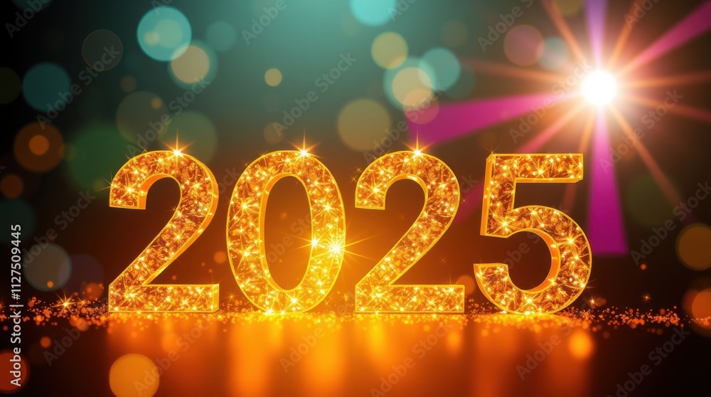 New Year's numbers for the coming year 2025 New Year's numbers for the coming year 2025