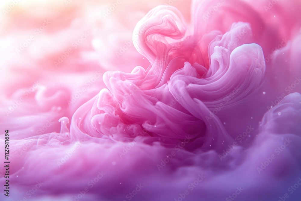 A close-up view of a pink substance floating in water A close-up view of a pink substance floating in water