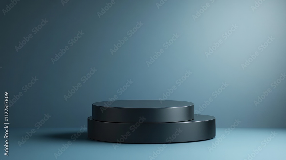 A minimalistic double podium design in deep blue tones on a matching background.
A minimalistic double podium design in deep blue tones on a matching background.