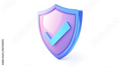cartoon 3d Icon safety shield check mark perspective . Blue and purple symbol security safety icon. Checkmark in minimalistic style. 3d vector illustration. white background Free Download cartoon 3d Icon safety shield check mark perspective . Blue and purple symbol security safety icon. Checkmark in minimalistic style. 3d vector illustration. white background - GFXLoad