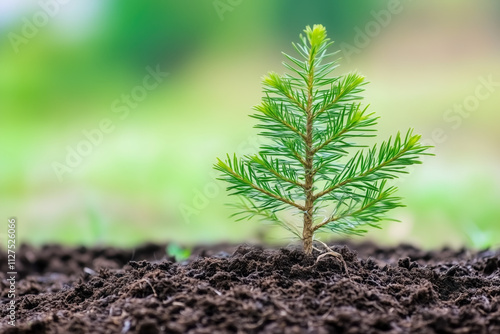 Wallpaper Mural Close-up of fir tree sapling Torontodigital.ca