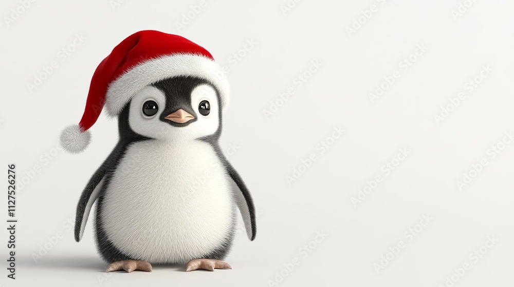 Fototapeta premium penguin christmas penguin
