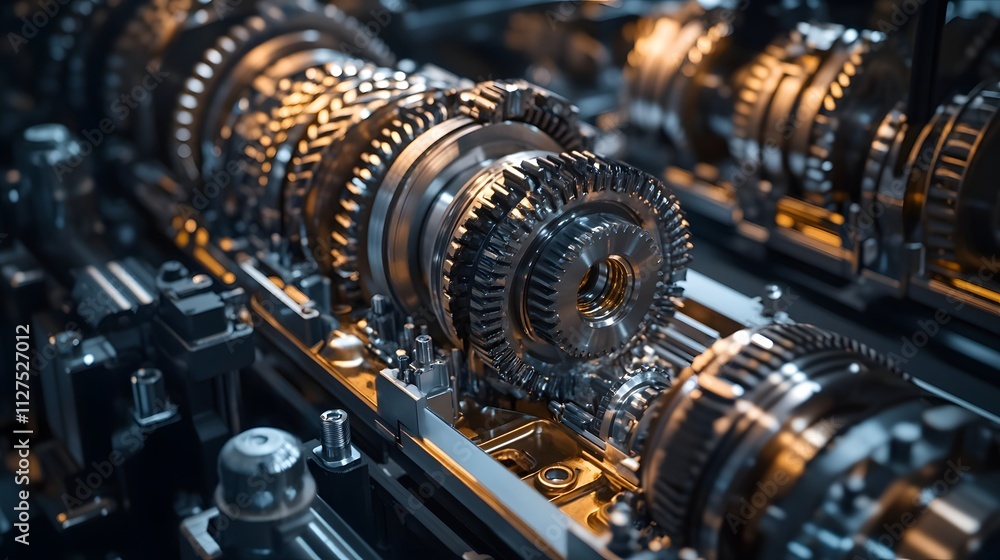 A robotic system handling and assembling transmission components with exact precision. A robotic system handling and assembling transmission components with exact precision.