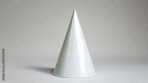 Wallpaper Mural White party hat for birthday, anniversary, christmas celebration. Vector realistic 3d mockup of blank cone head caps for carnival, holidays and festive isolated on white background Torontodigital.ca
