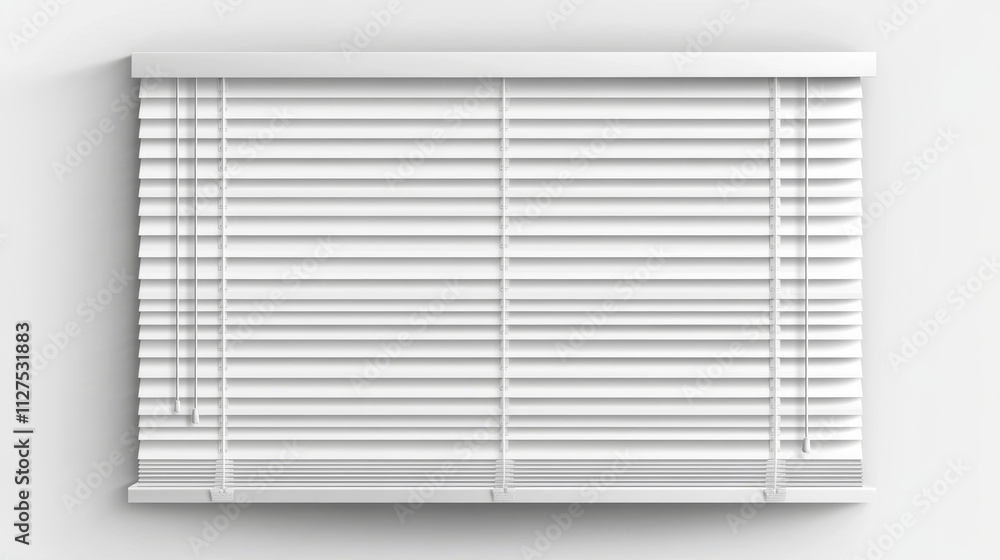 Window cover and shutter door for shop or office. Realistic blind roll jalousie white isolated 3d vector. Roller louver frame set for home interior. Venetian coverings shade with cord illustration Window cover and shutter door for shop or office. Realistic blind roll jalousie white isolated 3d vector. Roller louver frame set for home interior. Venetian coverings shade with cord illustration