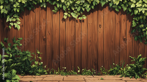 Stream is offline twitch cartoon background vector label. Creative game banner design template for broadcast video screen overlay. Esport gamer cover wallpaper for channel interface with wood texture