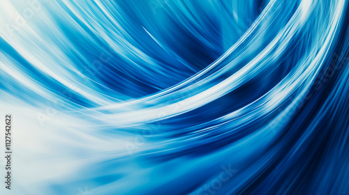 Obraz na płótnie Flowing Light Streaks Represent Speed and Innovation in a Dynamic Abstract Space w salonie