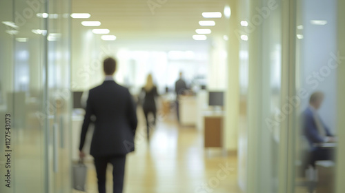Obraz na płótnie Dynamic Business Environment Showcasing Productivity in an Office Setting With Individuals Engaged in Various Activities w salonie