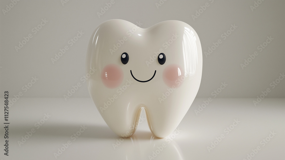 笑顔のかわいい歯のキャラクター 笑顔のかわいい歯のキャラクター