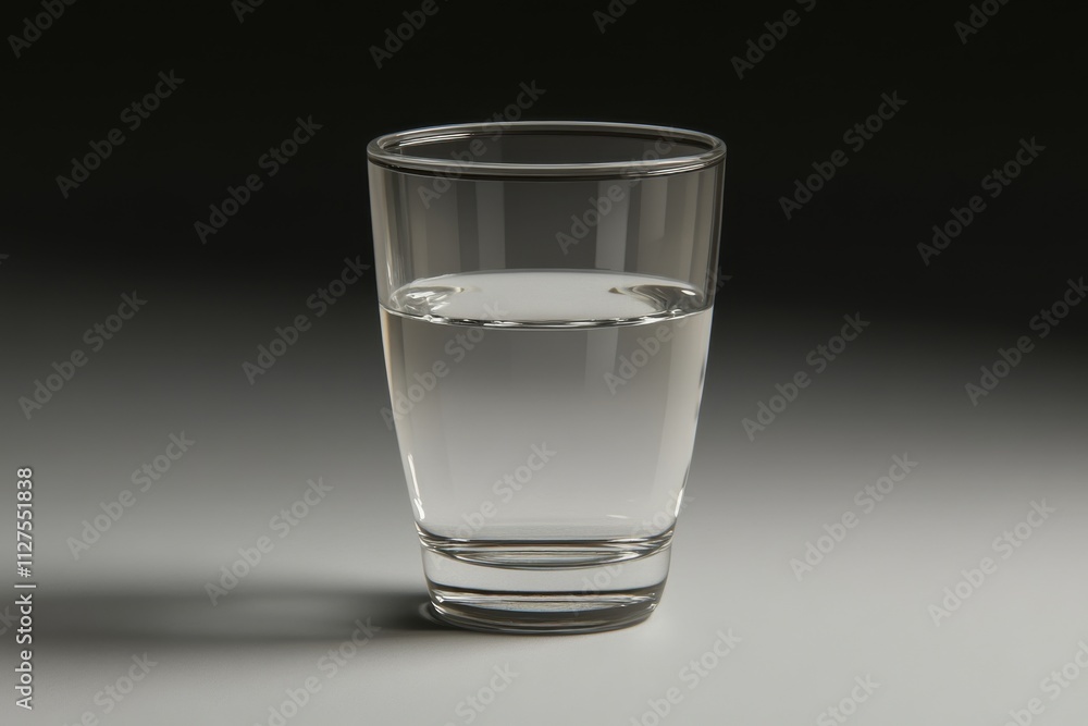 A glass of water with a crisp, clean clipping path for precise visual focus. A glass of water with a crisp, clean clipping path for precise visual focus.