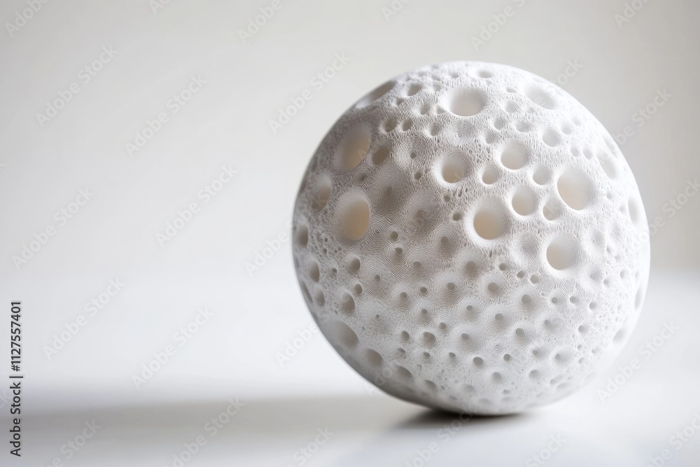 A close-up shot of a white object sitting on a table, perfect for use in business or lifestyle scenes