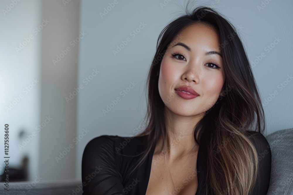 Asian businesswoman working from home, leading a virtual video conference with colleagues, embracing remote collaboration Asian businesswoman working from home, leading a virtual video conference with colleagues, embracing remote collaboration