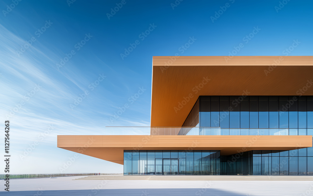 Minimalist modern architecture and spatial structure Minimalist modern architecture and spatial structure