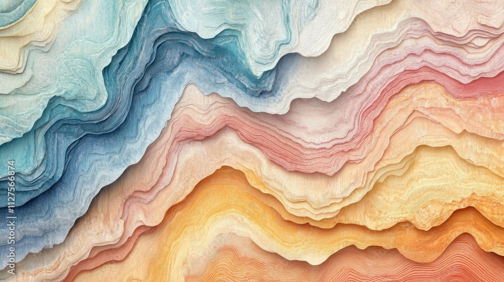 Abstract wood grain in pastel colors Abstract wood grain in pastel colors