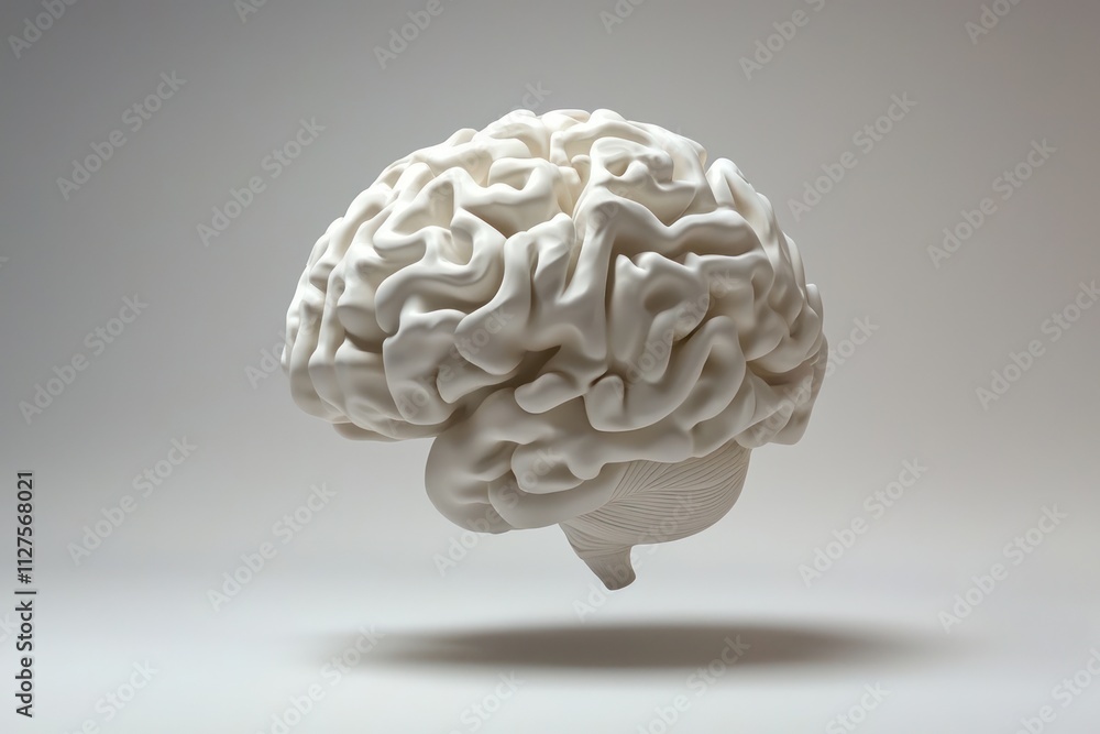 AI Brain and Technology - A 3D rendered digital brain symbolizing artificial intelligencea??s impact on human cognition and decision-making. AI Brain and Technology - A 3D rendered digital brain symbolizing artificial intelligencea??s impact on human cognition and decision-making.