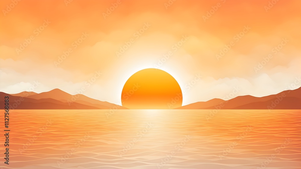 Naklejka premium a minimalistic background image for the New Year, emphasizing hope and new beginnings.