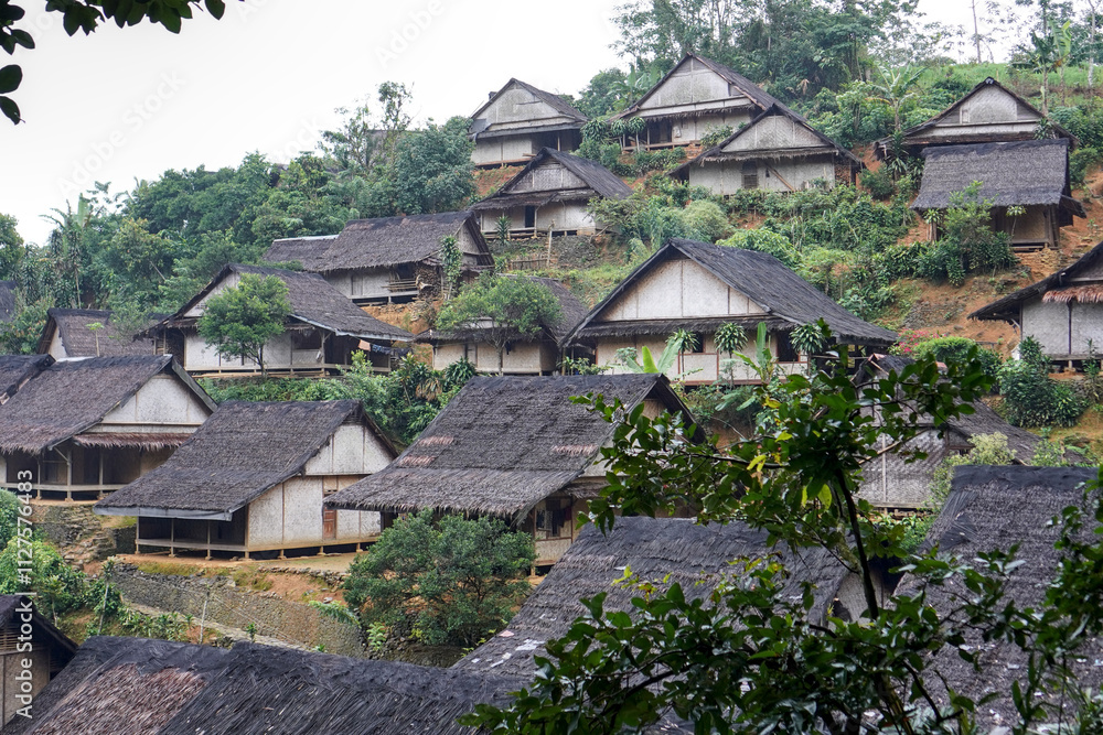 Traditional house of baduy ethnic in Indonesia. Traditional house of baduy ethnic in Indonesia.