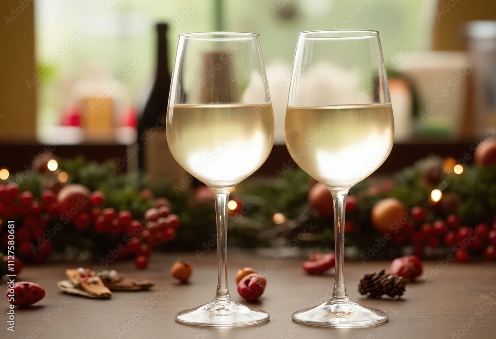 glasses of champagne