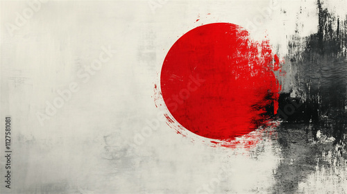 レッドグラフィックスシーン: モダンアートとグラフィックデザインの魅力を描く generative ai